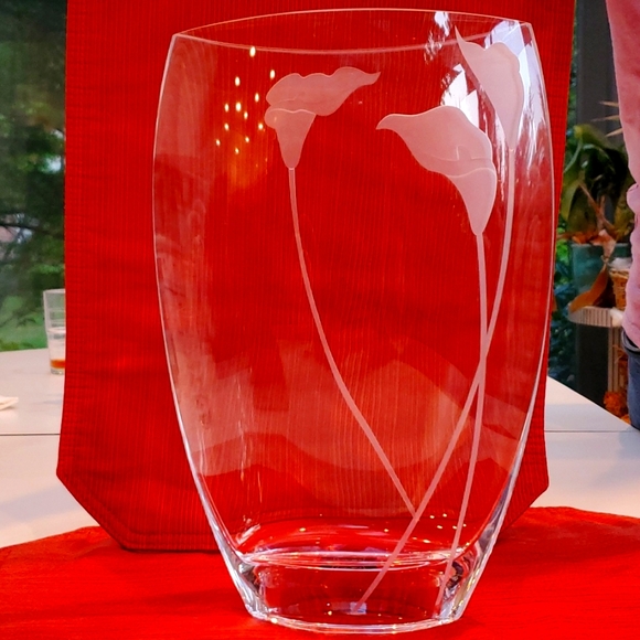Mikasa Other Mikasa Calla Lily Ellipse Vase Poshmark